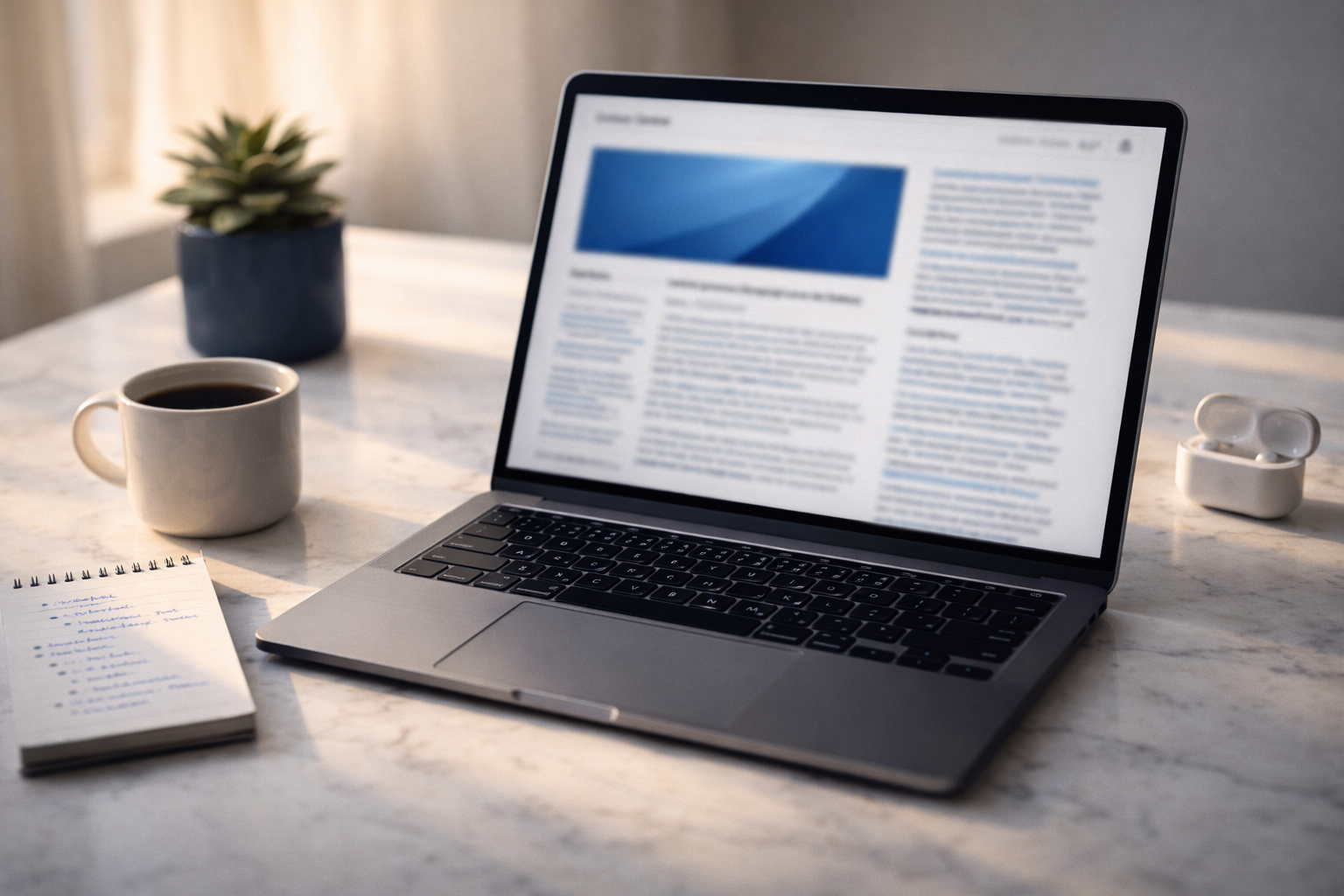 Blog and insights workspace