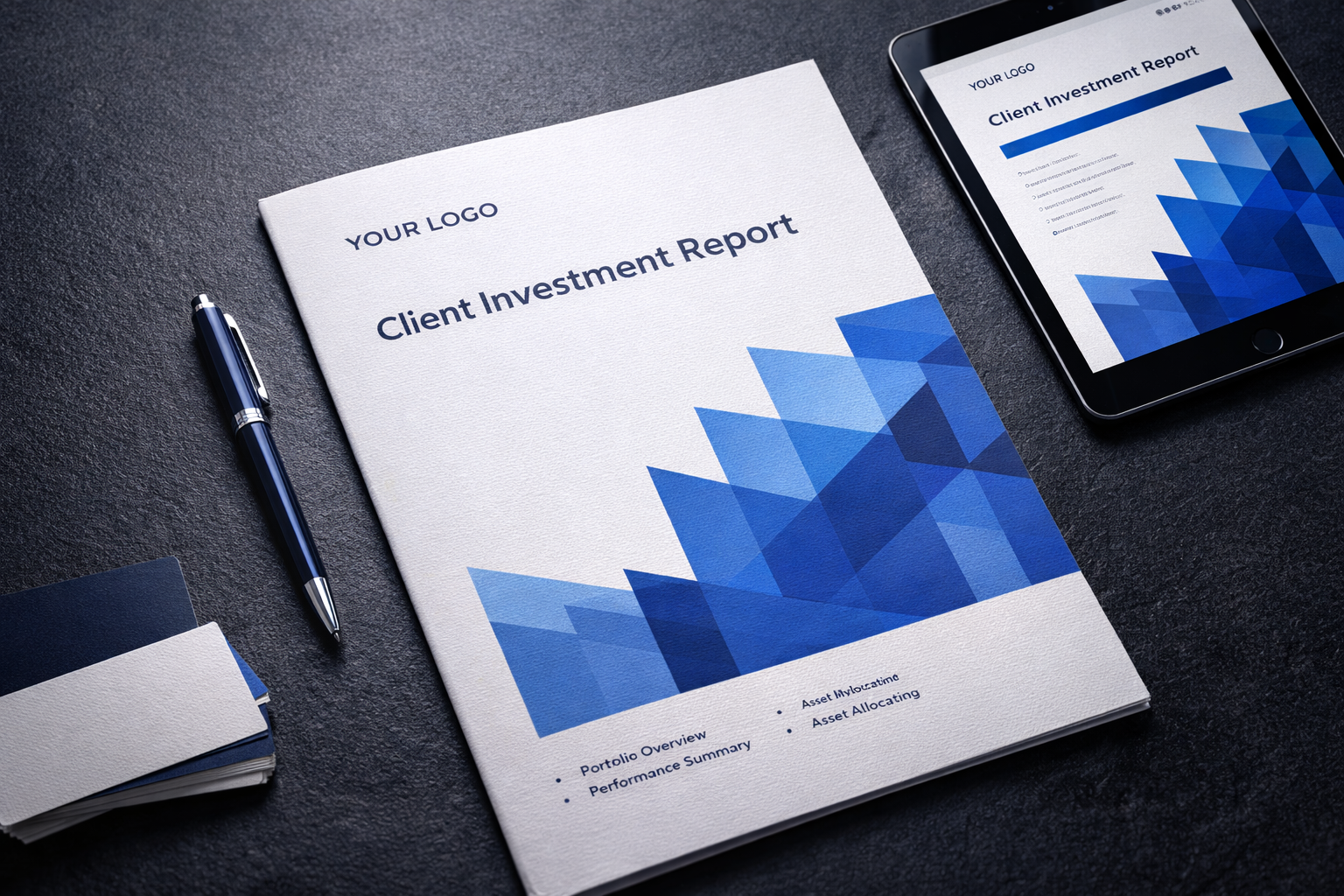 Client-ready investment reports