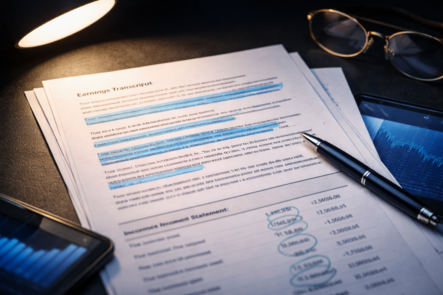 AI-powered earnings analysis